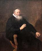 Portrait of the Preacher Eleazar Swalmius Rembrandt Peale
